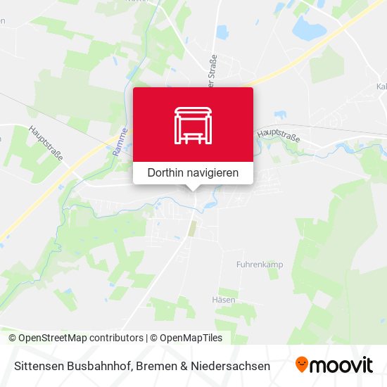 Sittensen Busbahnhof Karte