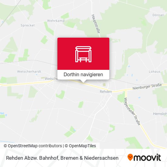 Rehden Abzw. Bahnhof Karte