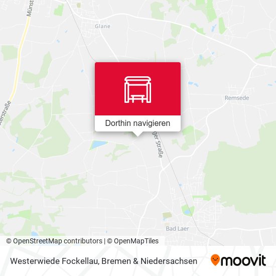 Westerwiede Fockellau Karte