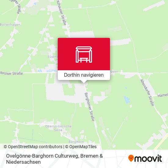 Ovelgönne-Barghorn Culturweg Karte