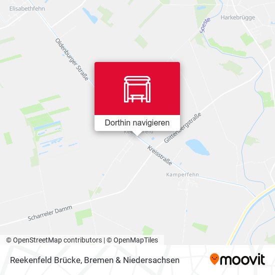 Reekenfeld Brücke Karte