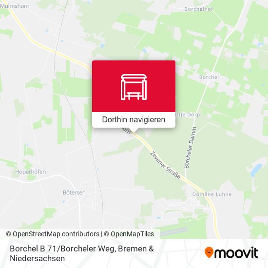 Borchel B 71/Borcheler Weg Karte