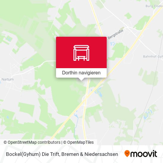 Bockel(Gyhum) Die Trift Karte