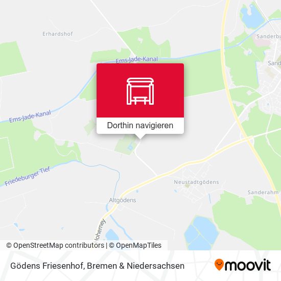 Gödens Friesenhof Karte