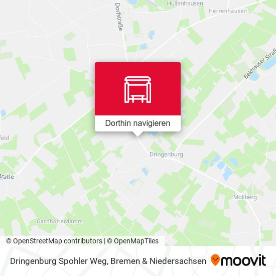 Dringenburg Spohler Weg Karte