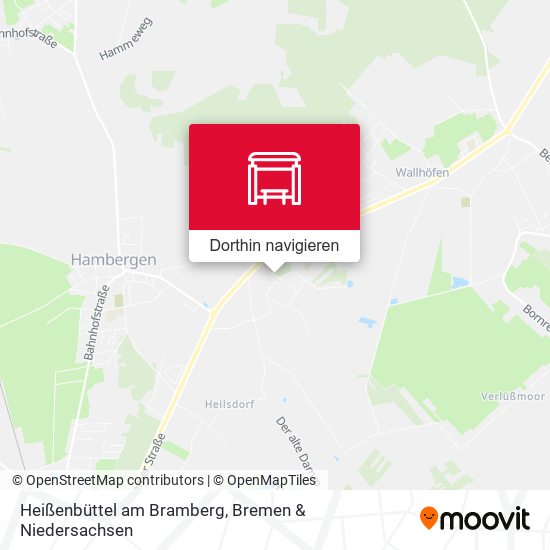 Heißenbüttel am Bramberg Karte