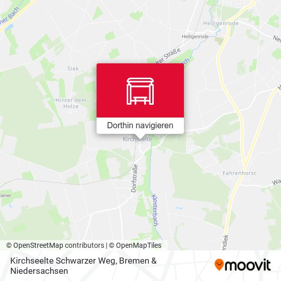 Kirchseelte Schwarzer Weg Karte