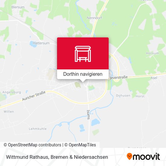 Wittmund Rathaus Karte