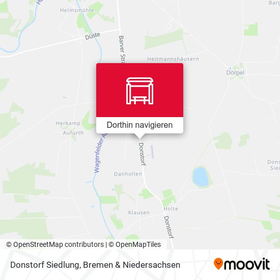 Donstorf Siedlung Karte