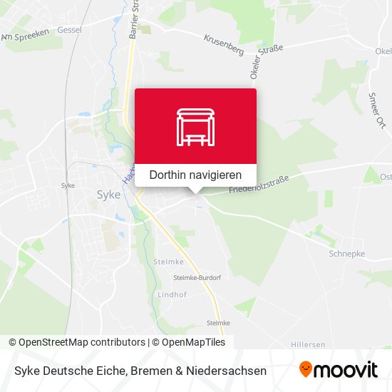 Syke Deutsche Eiche Karte