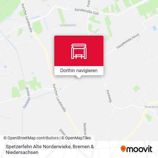 Spetzerfehn Alte Norderwieke Karte