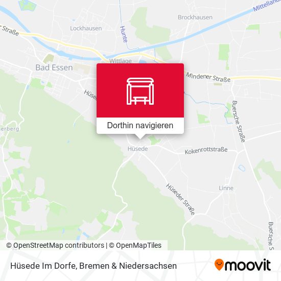 Hüsede Im Dorfe Karte