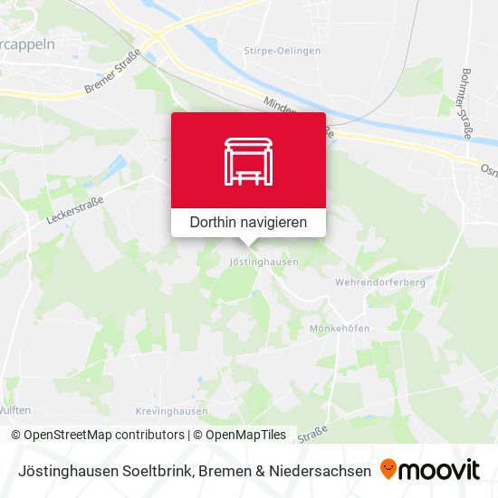 Jöstinghausen Soeltbrink Karte