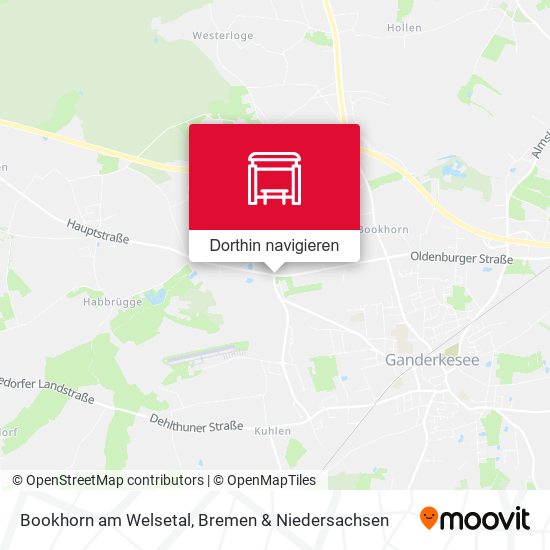 Bookhorn am Welsetal Karte