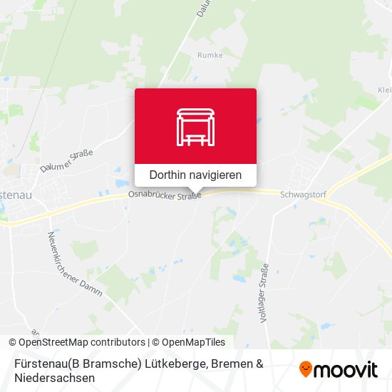 Fürstenau(B Bramsche) Lütkeberge Karte
