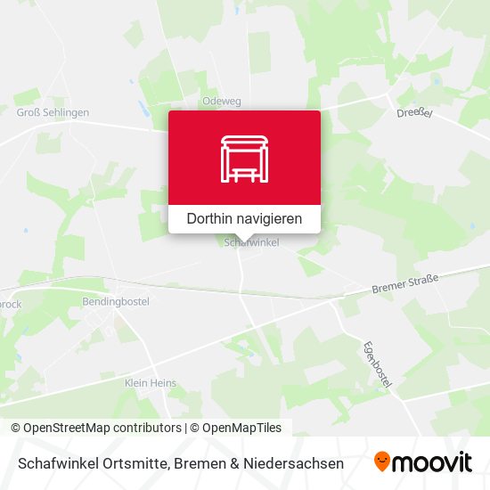 Schafwinkel Ortsmitte Karte