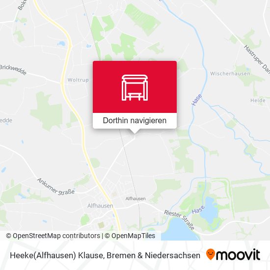 Heeke(Alfhausen) Klause Karte
