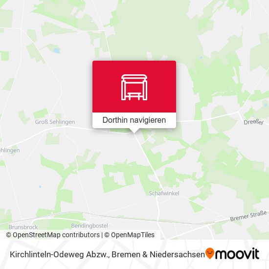 Kirchlinteln-Odeweg Abzw. Karte