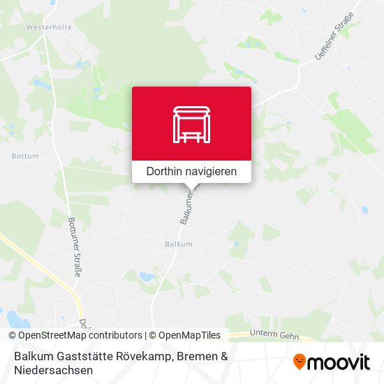 Balkum Gaststätte Rövekamp Karte