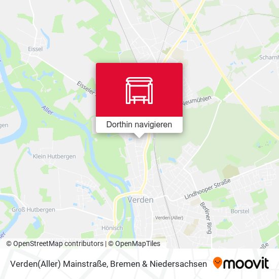Verden(Aller) Mainstraße Karte