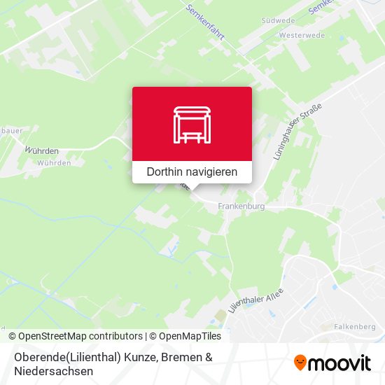 Oberende(Lilienthal) Kunze Karte