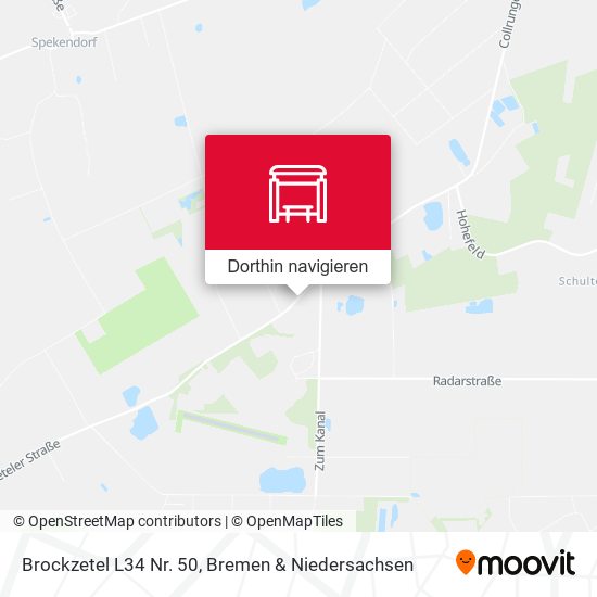 Brockzetel L34 Nr. 50 Karte