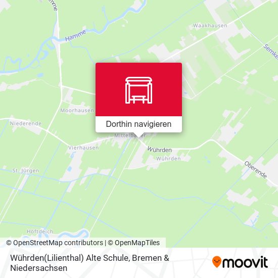 Wührden(Lilienthal) Alte Schule Karte