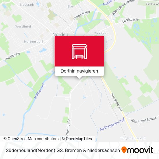 Süderneuland(Norden) GS Karte