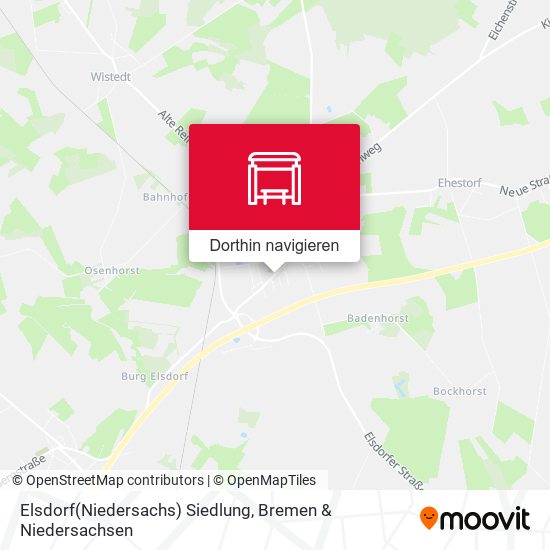 Elsdorf(Niedersachs) Siedlung Karte