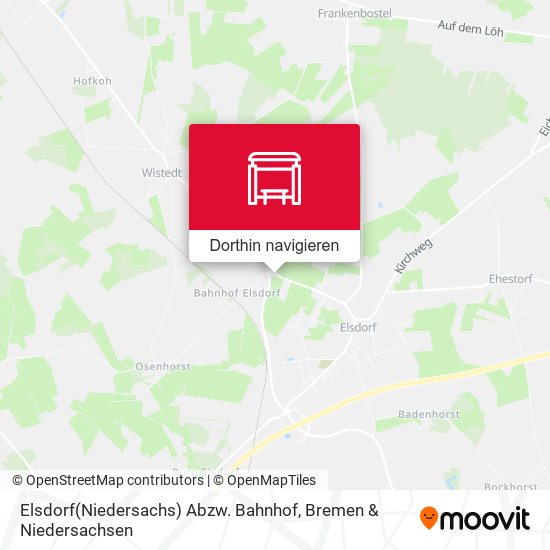 Elsdorf(Niedersachs) Abzw. Bahnhof Karte