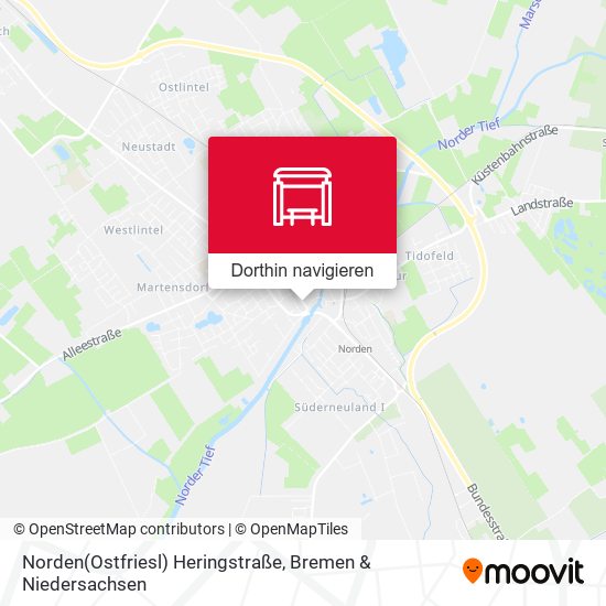 Norden(Ostfriesl) Heringstraße Karte