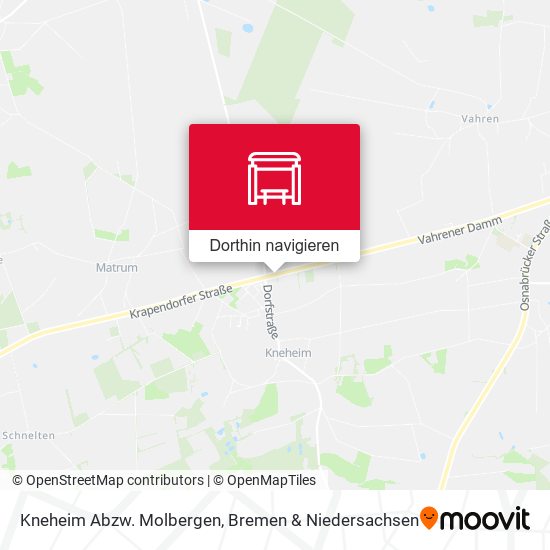 Kneheim Abzw. Molbergen Karte