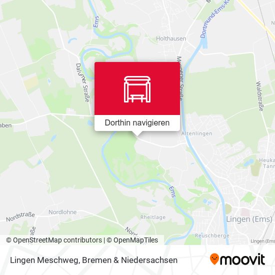 Lingen Meschweg Karte