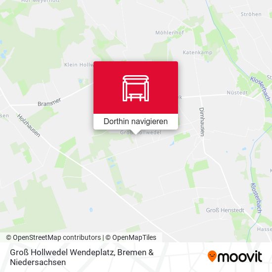 Groß Hollwedel Wendeplatz Karte