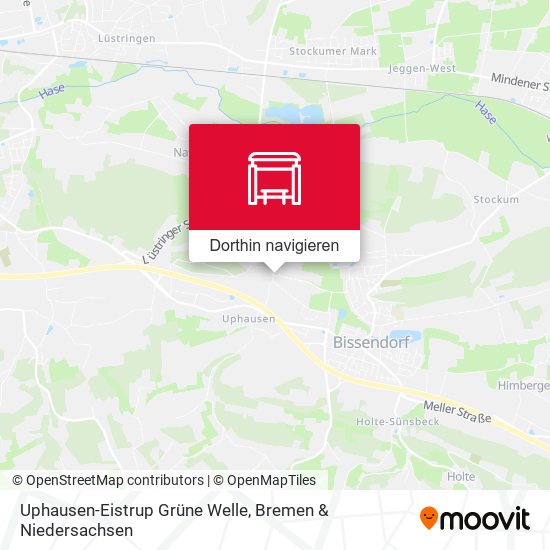 Uphausen-Eistrup Grüne Welle Karte