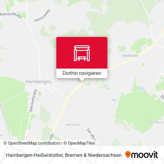 Hambergen-Heißenbüttel Karte