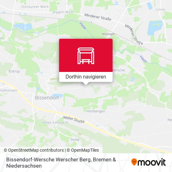 Bissendorf-Wersche Werscher Berg Karte