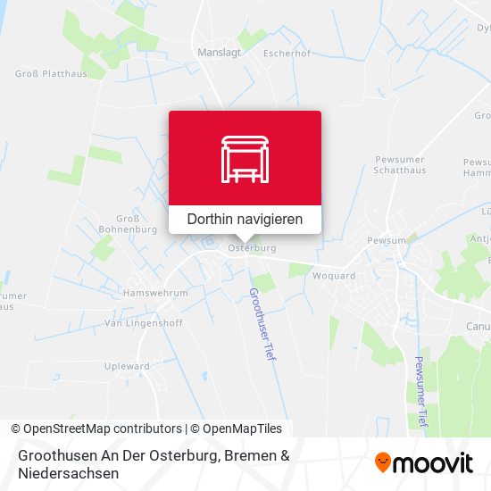Groothusen An Der Osterburg Karte