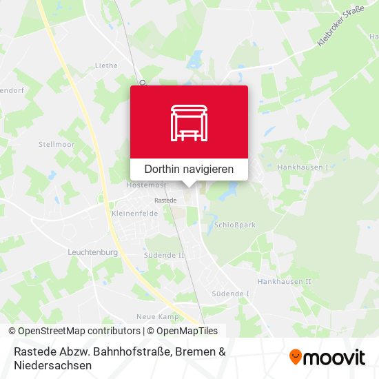 Rastede Abzw. Bahnhofstraße Karte