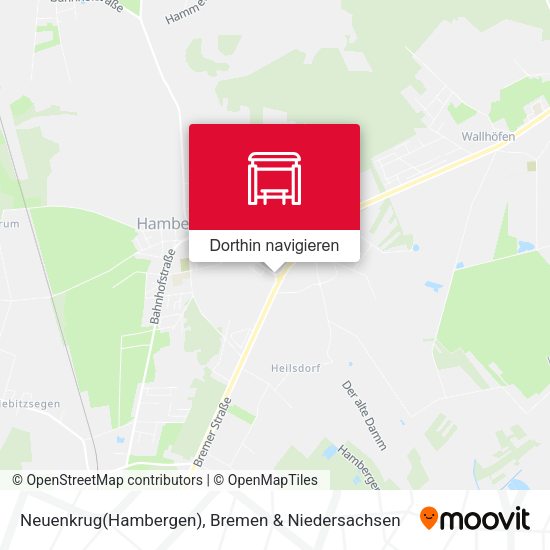Neuenkrug(Hambergen) Karte