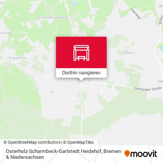 Osterholz-Scharmbeck-Garlstedt Heidehof Karte