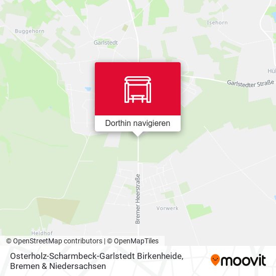 Osterholz-Scharmbeck-Garlstedt Birkenheide Karte