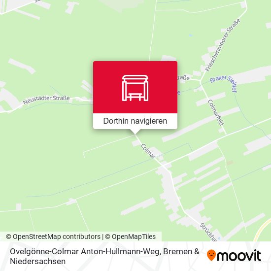 Ovelgönne-Colmar Anton-Hullmann-Weg Karte