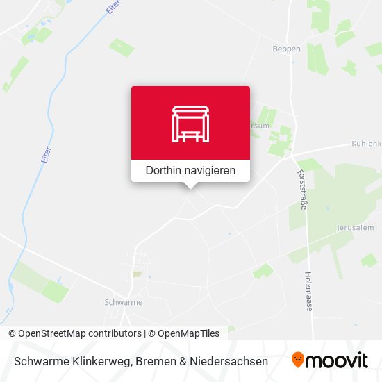 Schwarme Klinkerweg Karte