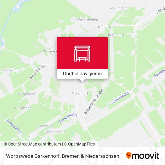 Worpswede Barkenhoff Karte