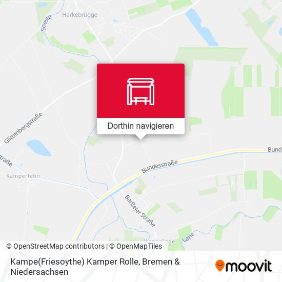 Kampe(Friesoythe) Kamper Rolle Karte