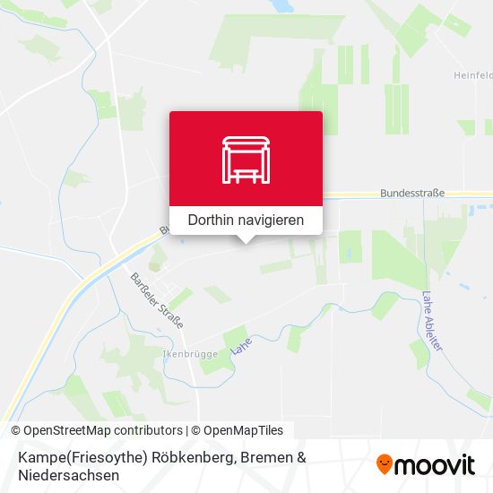 Kampe(Friesoythe) Röbkenberg Karte