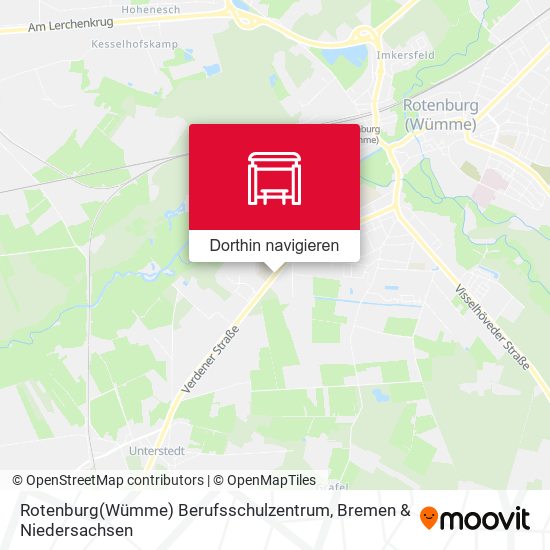 Rotenburg(Wümme) Berufsschulzentrum Karte