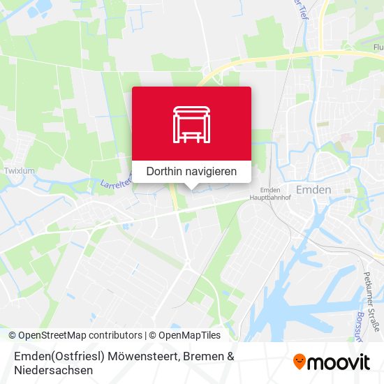 Emden(Ostfriesl) Möwensteert Karte