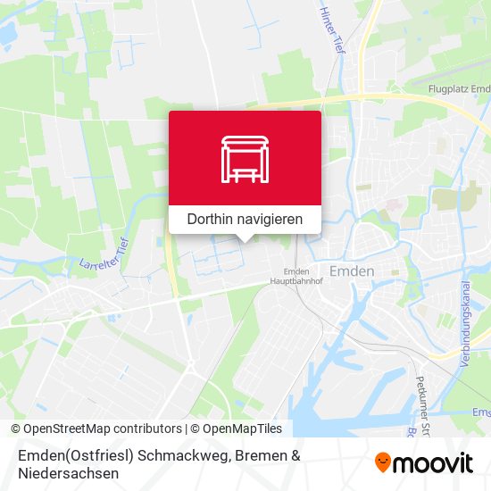 Emden(Ostfriesl) Schmackweg Karte